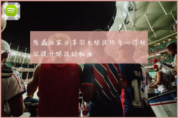 陈磊独家分享羽毛球技巧与心得助你提升球技的秘诀